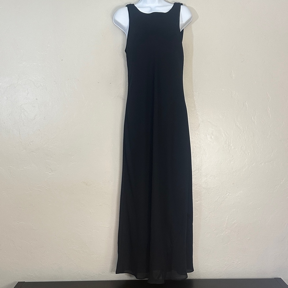 Alyn Paige Classic Black Maxi Dress